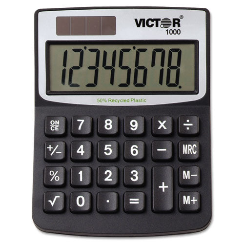 1000 Minidesk Calculator, 8-Digit LCD-(VCT1000)