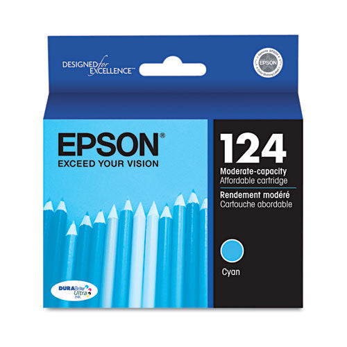T124220-S (124) DURABrite Ultra Ink, Cyan-(EPST124220S)