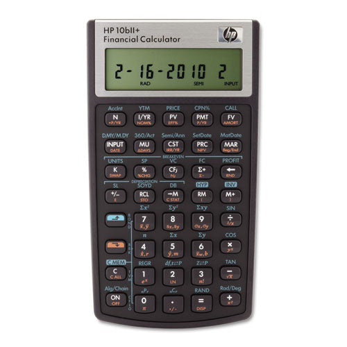 10bII+ Financial Calculator, 12-Digit LCD-(HEW2716570)
