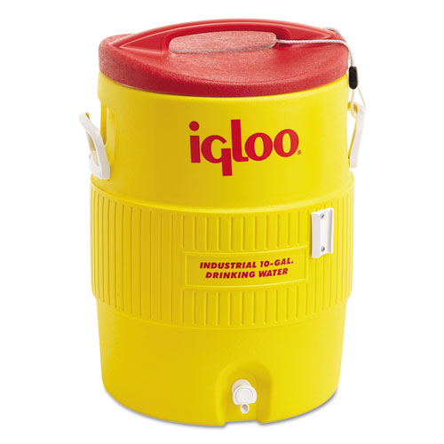 400 Series Water Cooler, 10 gal, 16 dia x 23.5 h, /Red-(IGL4101)
