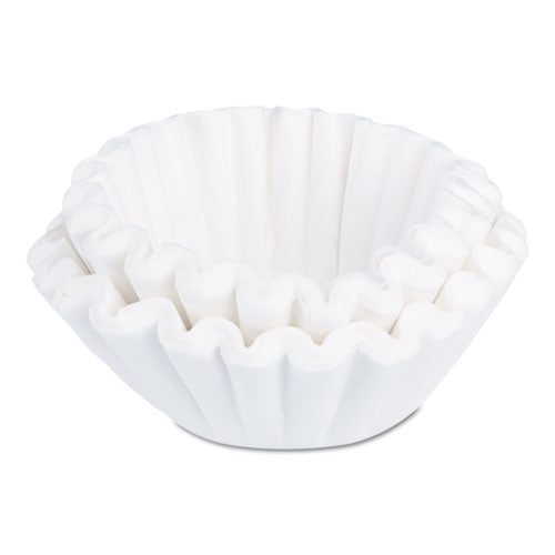 Coffee/Tea Brewer Dual Purpose Filters, 1.5 gal Urn Style, Flat Bottom, 50/Cluster, 10 Clusters/Carton-(BUNTEASYS2)