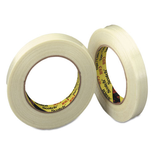 General-Purpose Glass Filament Tape, 3" Core, 24 mm x 55 m, Clear-(MMM8931)
