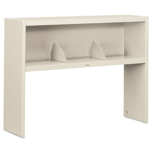 38000 Series Stack On Open Shelf Hutch, 48w x 13.5d x 34.75h, Light Gray-(HON386548NQ)