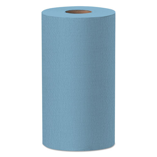 General Clean X60 Cloths, Small Roll, 9.8 x 13.4, Blue, 130/Roll, 12 Rolls/Carton-(KCC35411)