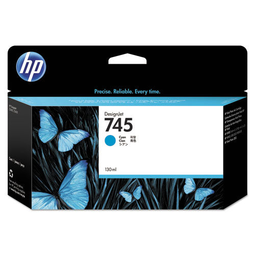 HP 745, (F9J97A) Cyan Original Ink Cartridge-(HEWF9J97A)