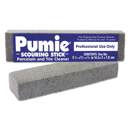 Scouring Stick, 6.75 x 1.25, Gray, Dozen-(UPM12)