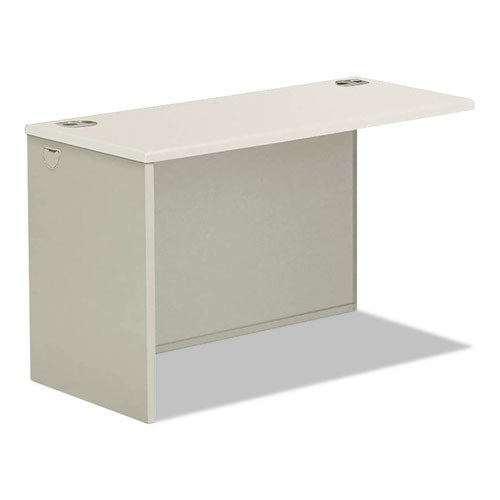 38000 Series Return Shell, Left, 33.75w x 65d x 4.19h, Silver Mesh/Light Gray-(HON38946LB9Q)