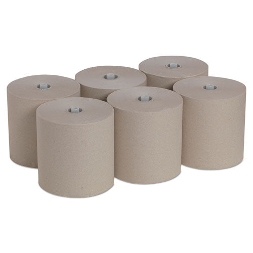 Pacific Blue Ultra Paper Towels, 1-Ply, 7.87" x 1,150 ft, Natural, 6 Rolls/Carton-(GPC26495)