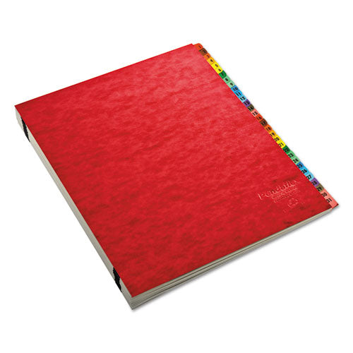 Expanding Desk File, 31 Dividers, Date Index, Letter Size, Red Cover-(PFX11014)