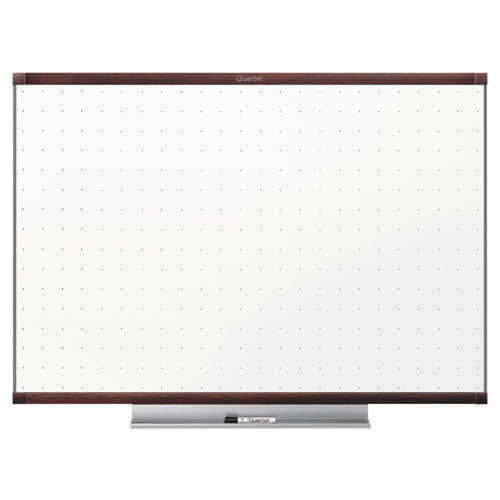 Prestige 2 Total Erase Whiteboard, 72 x 48, White Surface, Mahogany Fiberboard/Plastic Frame-(QRTTE547MP2)