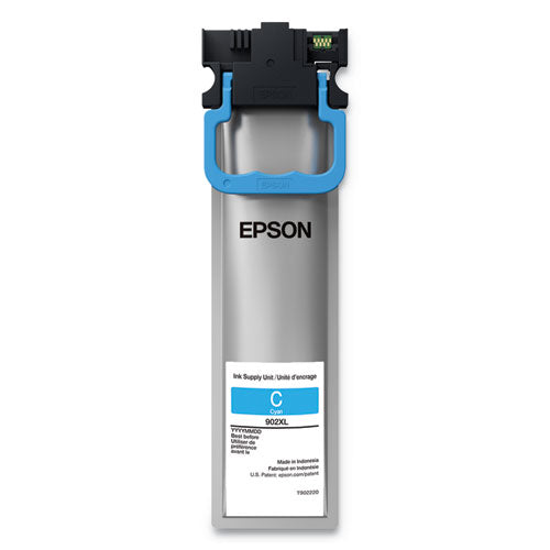 T902XL220 (902XL) DURABrite Ultra High-Yield Ink, 5000 Page-Yield, Cyan-(EPST902XL220)