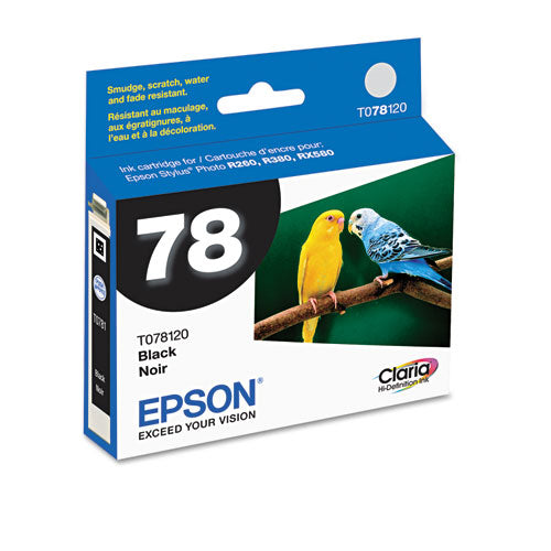 T078120-S (78) Claria Ink, 300 Page-Yield, Black-(EPST078120S)