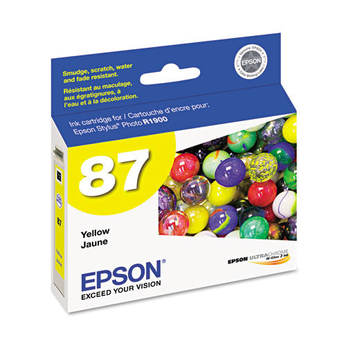 T087420 (87) UltraChrome Hi-Gloss 2 Ink, Yellow-(EPST087420)