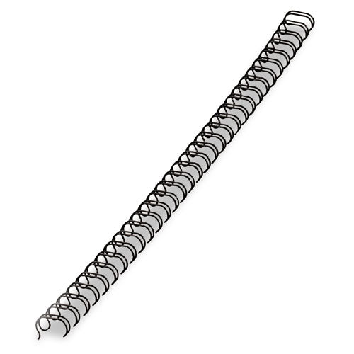 Wire Bindings, 5/16" Diameter, 50 Sheet Capacity, Black, 25/Pack-(FEL5255201)