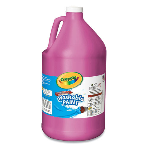 Washable Paint, Magenta, 1 gal Bottle-(CYO542128069)