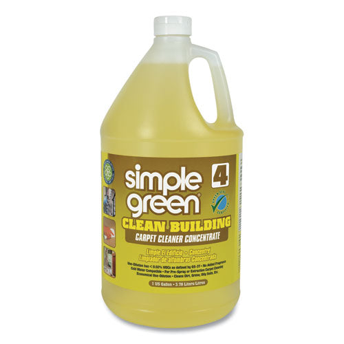 Clean Building Carpet Cleaner Concentrate, Unscented, 1gal Bottle-(SMP11201)