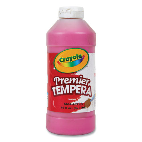 Premier Tempera Paint, Magenta, 16 oz Bottle-(CYO541216069)