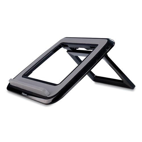 I-Spire Series Laptop Quick Lift, 12.63" x 11.25" x 1.63" to 12.63", Black, Supports 9.92 lbs-(FEL8212001)