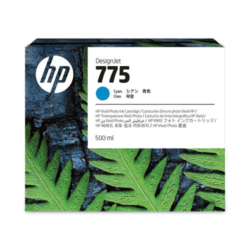 HP 775 (1XB17A) Cyan DesignJet Ink Cartridge-(HEW1XB17A)