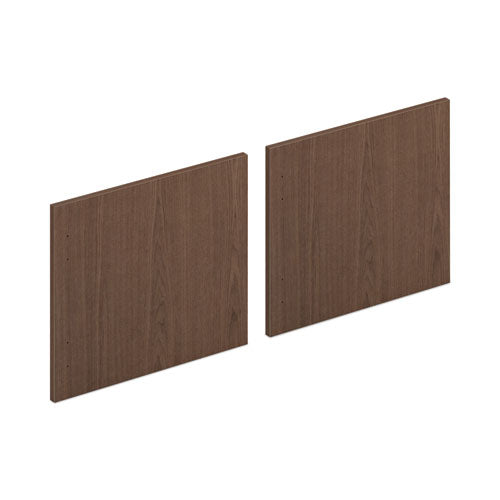 Mod Laminate Doors for 72"W Mod Desk Hutch, 17.86 x 14.82, Sepia Walnut 2/Carton-(HONLDR72LMLE1)