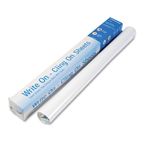 Write On-Cling On Easel Pad, Unruled, 27 x 34, White, 35 Sheets-(RED24391)