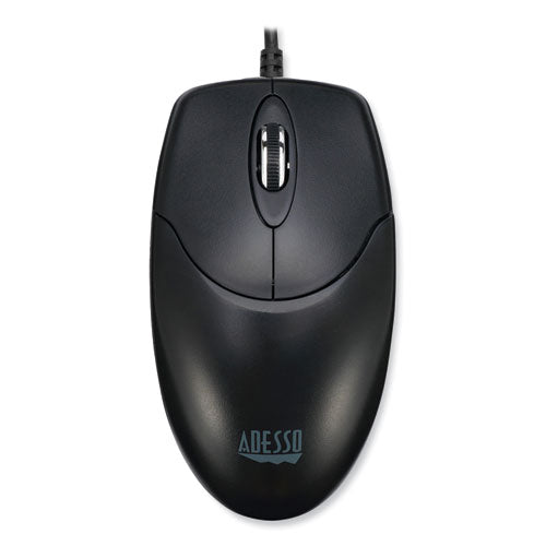 iMouse Desktop Full Sized Mouse, USB, Left/Right Hand Use, Black-(ADEIMOUSEM6TAA)