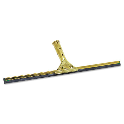 Golden Clip Brass Squeegee Complete, 18" Wide Blade, 4.5" Handle-(UNGGS450)