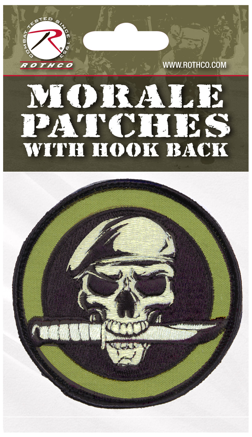 Rothco Military Skull & Knife Morale Patch