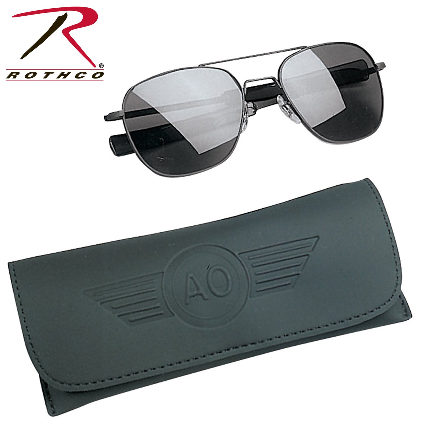 AO Eyewear 55MM Polarized Pilot Sunglasses