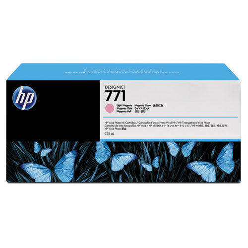 HP 771, (B6Y43A) 3-Pack Light Magenta Original Ink Cartridges-(HEWB6Y43A)