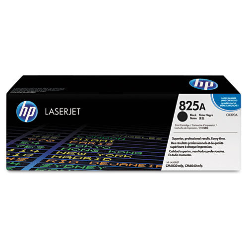 HP 825A, (CB390A) Black Original LaserJet Toner Cartridge-(HEWCB390A)