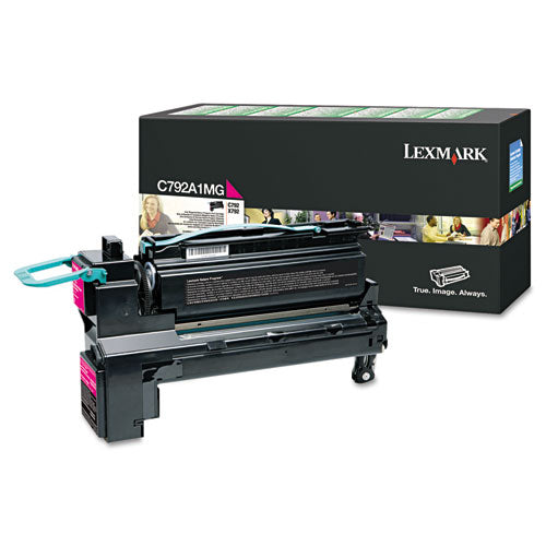 C792A1MG Return Program Toner, 6,000 Page-Yield, Magenta-(LEXC792A1MG)