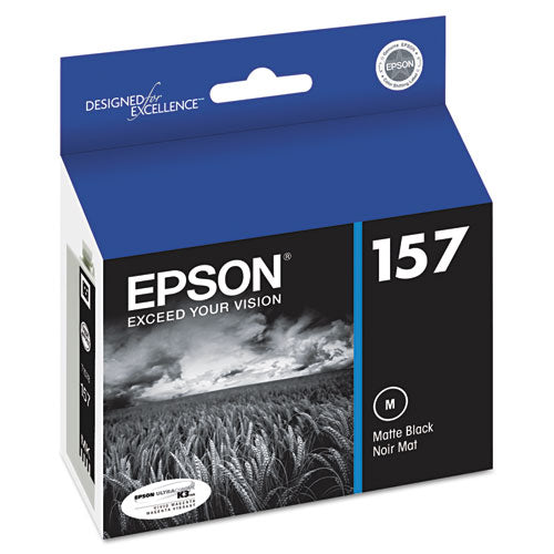 T157820 (157) UltraChrome K3 Ink, Matte Black-(EPST157820)