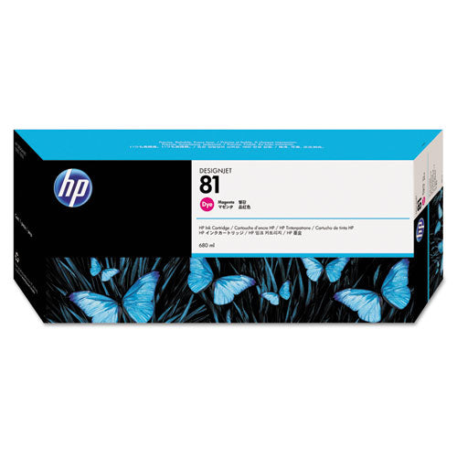 HP 81, (C4932A) Magenta Original Ink Cartridge-(HEWC4932A)