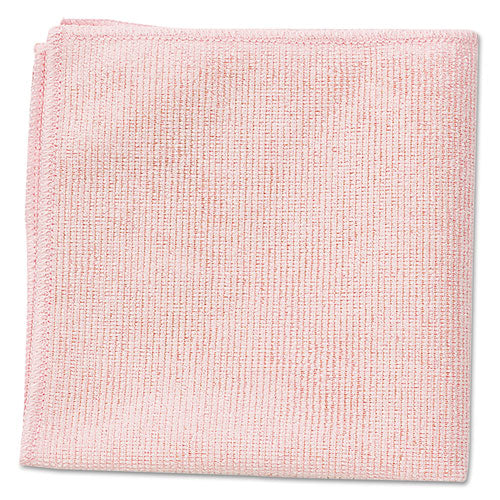 Microfiber Cleaning Cloths, 16 x 16, Pink, 24/Pack-(RCP1820581)