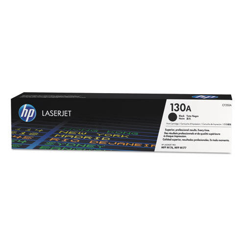 HP 130A, (CF350A) Black Original LaserJet Toner Cartridge-(HEWCF350A)