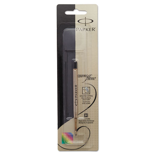 Refill for Parker Ballpoint Pens, Medium Conical Tip, Black Ink-(PAR1950369)