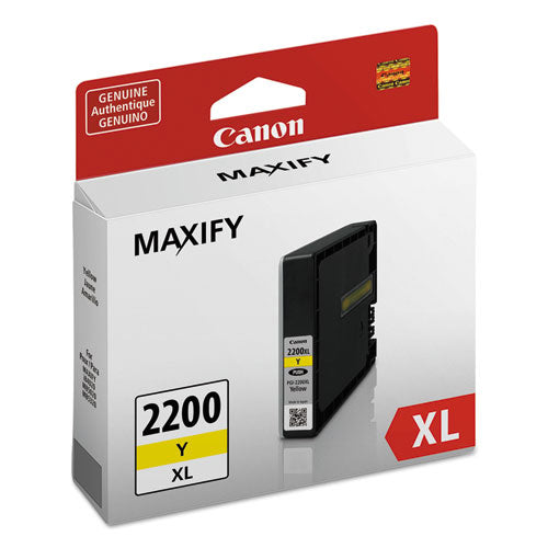 9270B001 (PGI-2200XL) High-Yield Ink, 1,520 Page-Yield, Yellow-(CNM9270B001)