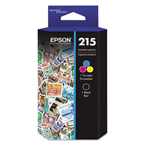 T215120-BCS (215) DURABrite Ultra Ink, Black/Cyan/Magenta/Yellow-(EPST215120BCS)