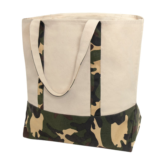 Rothco Large Camo Canvas Tote Bag