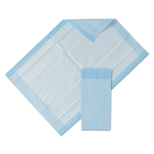 Protection Plus Disposable Underpads, 23" x 36", Blue, 25/Bag, 6 Bag/Carton-(MIIMSC281232CT)