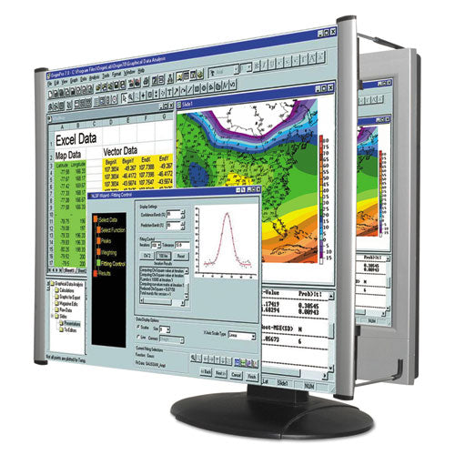 LCD Monitor Magnifier Filter for 24" Widescreen Flat Panel Monitor, 16:9/16:10 Aspect Ratio-(KTKMAG24WL)