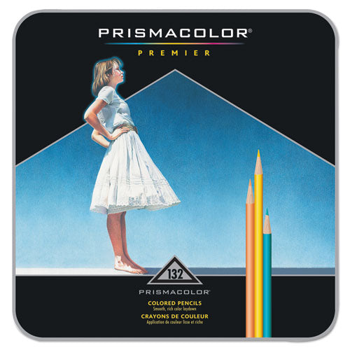 Premier Colored Pencil, 0.7 mm, 2B (#1), Assorted Lead/Barrel Colors, 132/Pack-(SAN4484)