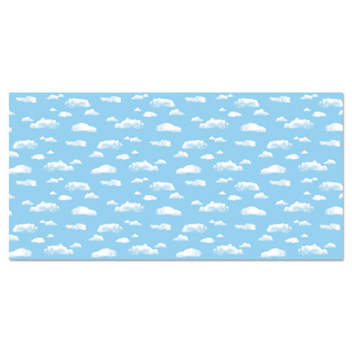 Fadeless Designs Bulletin Board Paper, Clouds, 48" x 50 ft Roll-(PAC56465)