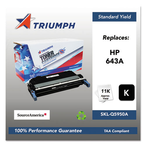 751000NSH0283 Remanufactured Q5950A (643A) Toner, 11,000 Page-Yield, Black-(SKLQ5950A)
