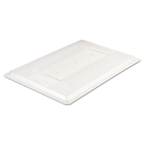 Food/Tote Box Lids, 26 x 18, Clear, Plastic-(RCP3302CLE)