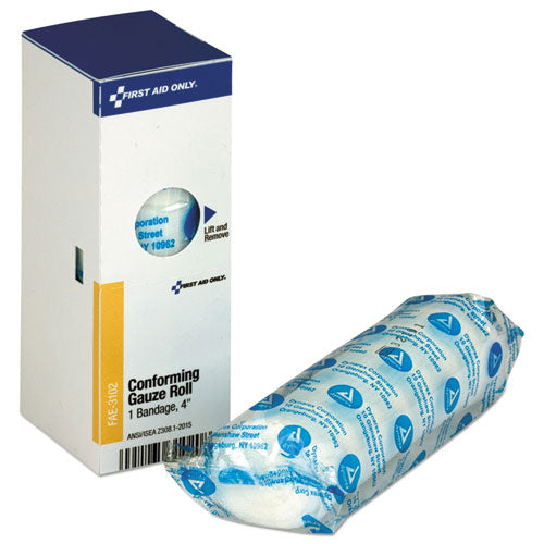 Gauze Refill for ANSI-Compliant First Aid Kit, Conforming, 4 x 2.44-(FAOFAE3102)