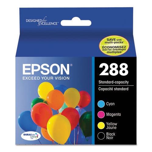 T288120-BCS DURABrite Ultra Ink, Black/Cyan/Magenta/Yellow-(EPST288120BCS)