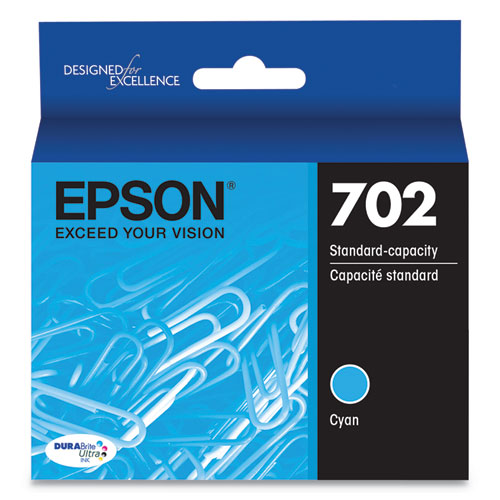 T702220-S (702) DURABrite Ultra Ink, 300 Page-Yield, Cyan-(EPST702220S)