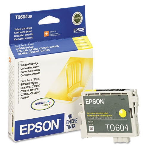 T060420-S (60) DURABrite Ink, 450 Page-Yield, Yellow-(EPST060420S)
